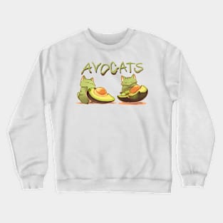 Avocats, avocado cats Crewneck Sweatshirt